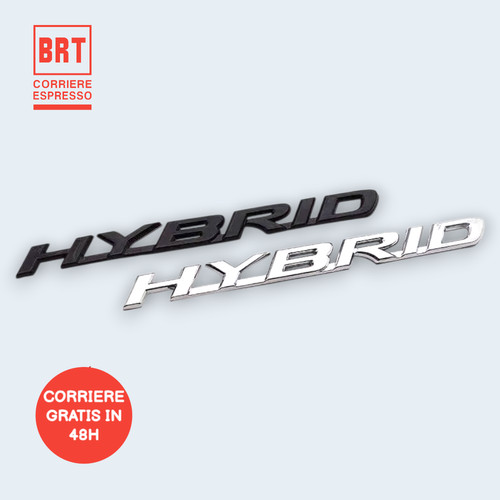 Adesivo auto logo hybrid - auto,