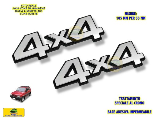 Scritta panda 4x4 country - scritta, club