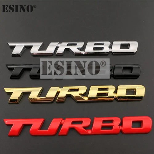 Logo turbo per auto adesivo - turbo,