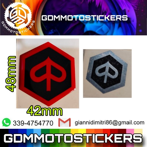 Adesivo logo piaggio 42x48mm - adesivo,
