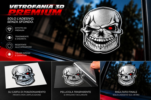 Stemma logo adesivo skull - ✨stemma,