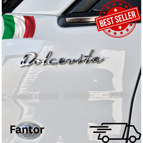 Fiat 500 dolcevita emblema - 500,