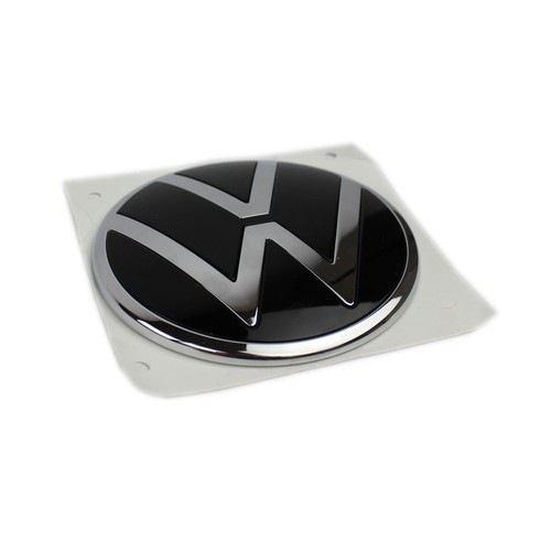 Emblema 11cm cromo nero - emblema,