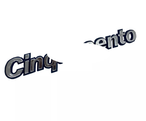 Sigla scritta per cinquecento - per,