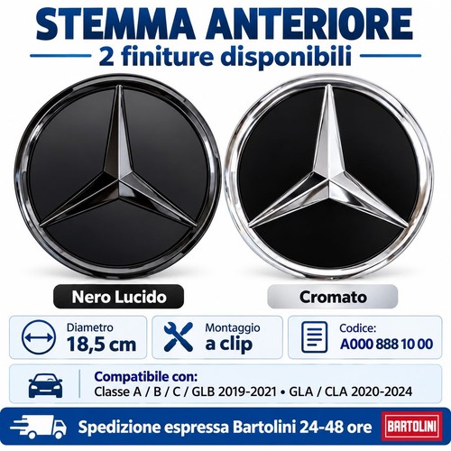Logo stemma mercedes classe - stemma, a